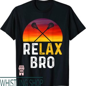 Big Bro T-Shirt Relax Vintage Surf Sun Design Lacrosse