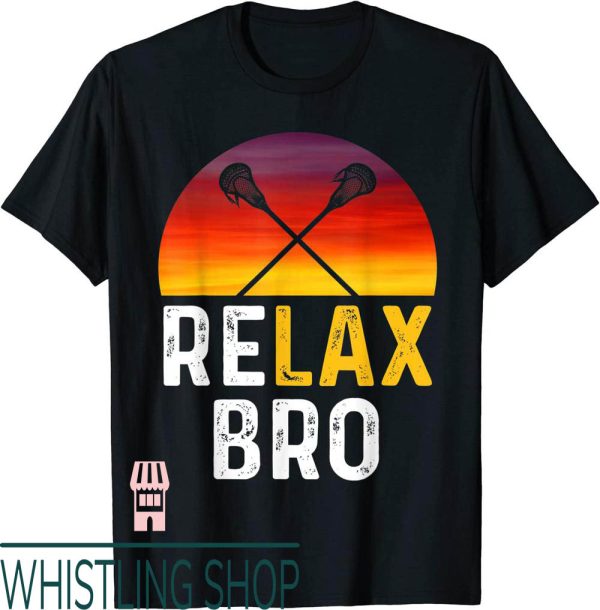 Big Bro T-Shirt Relax Vintage Surf Sun Design Lacrosse