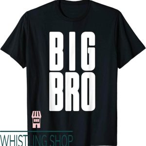 Big Bro T-Shirt Siblings Kids Adult Fraternity Frat Brother