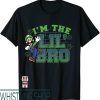 Big Bro T-Shirt Super Mario the Lil Luigi Action Pose Text