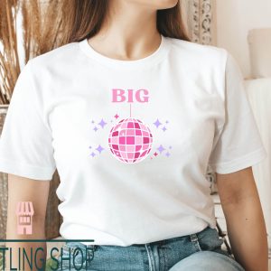 Big Little Reveal T-Shirt Groovy Disco Ball Sorority Gifts