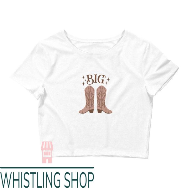 Big Little Reveal T-Shirt Western Big Little Crop