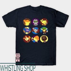 Big Little T-Shirt Gaming Heroes PlayStation Ratchet Clank