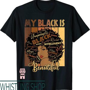 Black Is Beautiful T-Shirt My Afro Girl Natural Hair