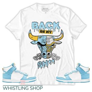 Blue Chill T Shirt Dunk High Homer Simpson Back Bull Unisex Sneaker Shirt Match