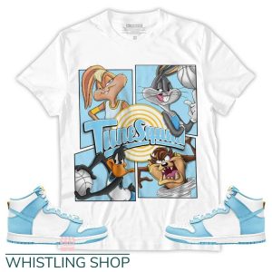Blue Chill T Shirt, Dunk High Homer Simpson Bunny Tazmanian Basketball Unisex Sneaker Shirt Match