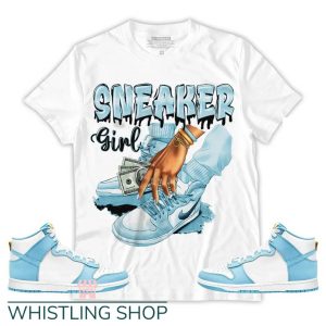 Blue Chill T Shirt Dunk High Homer Simpson SNEAKER Girl Money Drip Unisex Sneaker Shirt Match
