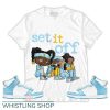 Blue Chill T Shirt Dunk High Homer Simpson Set It Off Unisex Sneaker Shirt Match