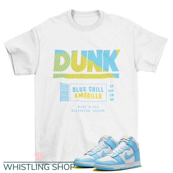 Blue Chill T Shirt Sneaker Matching Box Label