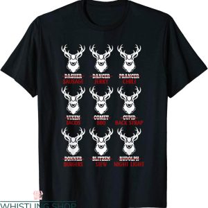 Bow Hunting T-Shirt Funny Christmas Deer Bow Hunter