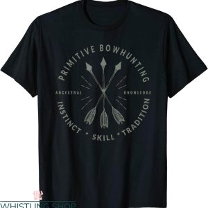 Bow Hunting T-Shirt Primitive Archery Bow Hunter Tee