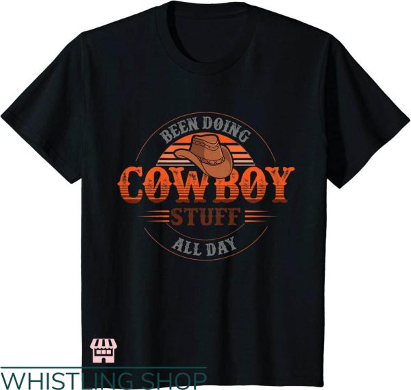 Brandy Melville Cowboy T-shirt Been Doing Cowboy Stuff Allday