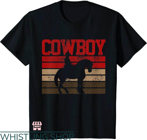 Brandy Melville Cowboy T-shirt Cowboy Rodeo Horse T-shirt