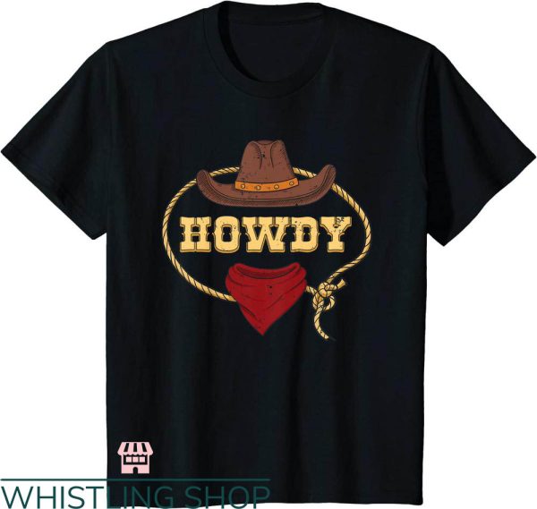 Brandy Melville Cowboy T-shirt Howdy T-shirt