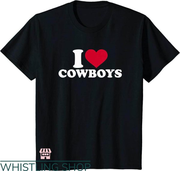 Brandy Melville Cowboy T-shirt I Love Cowboy T-shirt
