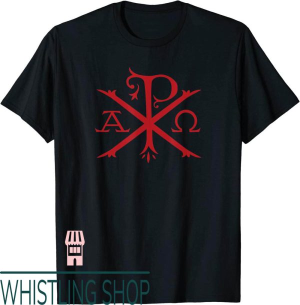 Chi Omega T-Shirt And Alpha Early Christian Symbol