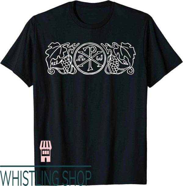 Chi Omega T-Shirt Christogram Alpha Labarum Catholic Symbol
