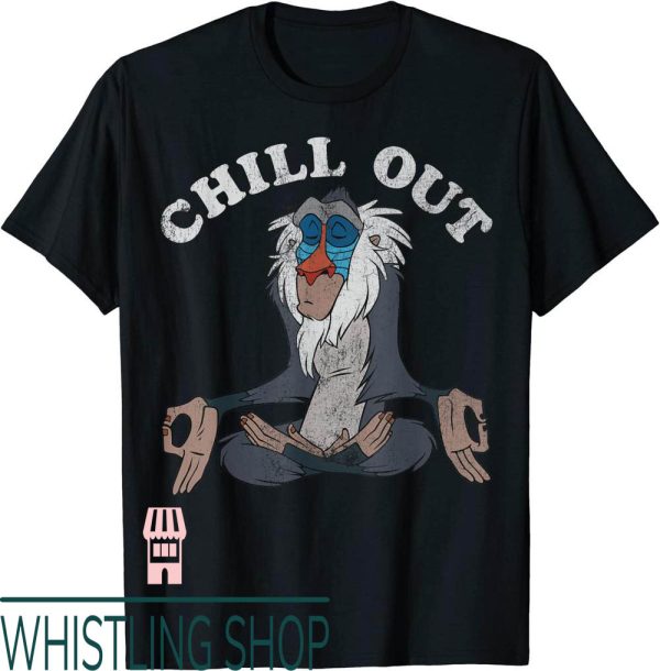 Chill Since 1993 T-Shirt Lion King Rafiki Out Meditation