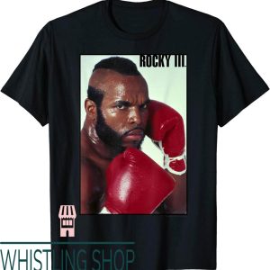 Clubber Lang T-Shirt Rocky 3 Fight Pose Full Color Poster