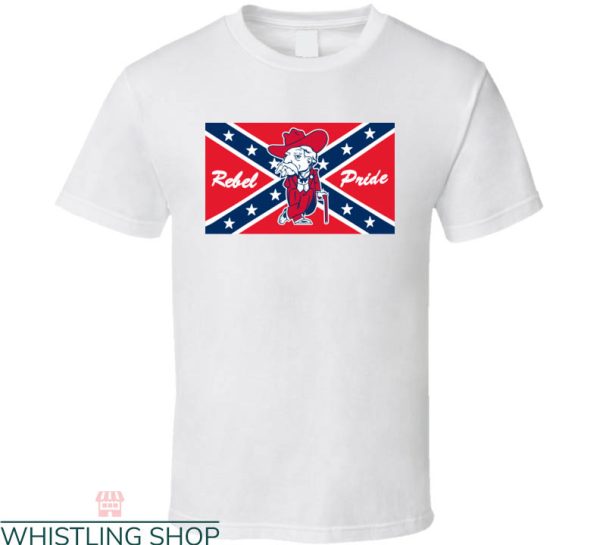 Confederate Flag T-Shirt Rebel Pride American History Tee