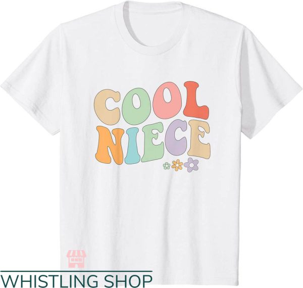 Cool Aunts Club T-shirt Cool Niece Floral T-shirt