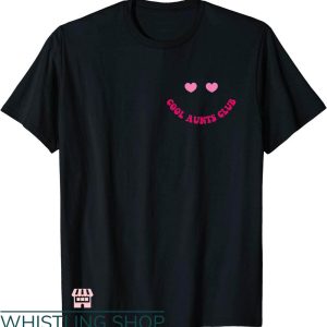 Cool Aunts Club T-shirt Small Double Hearts T-shirt
