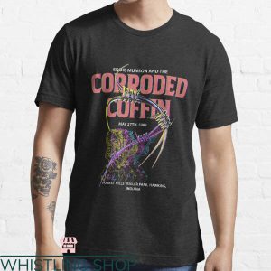 Corroded Coffin T-shirt Eddie Munson And The Corroded Coffin