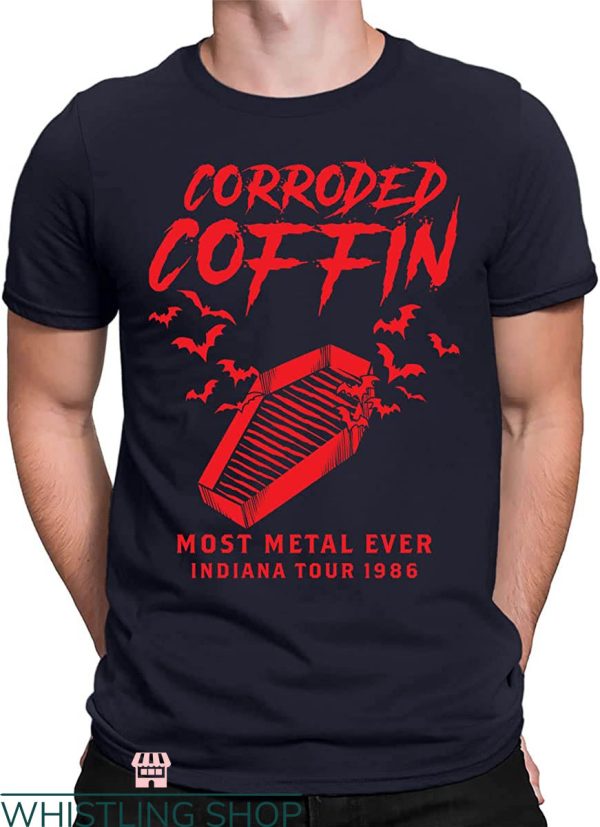 Corroded Coffin T-shirt Most Metal Ever Indiana Tour 1986