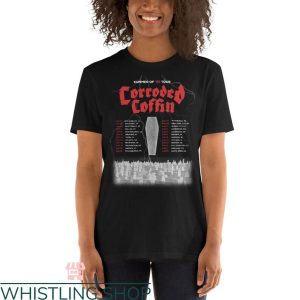 Corroded Coffin T shirt Summer Of 86 Tour Corroded Coffin 1