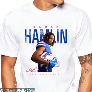Damar Hamlin T-Shirt Popular Damar Hamlin Buffalo Bills Shirt