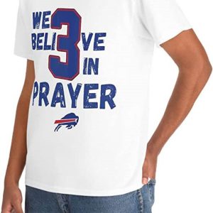 Damar Hamlin T-Shirt We Beli3ve In Prayer Damar Hamlin Shirt