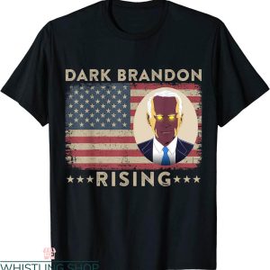 Dark Brandon T-Shirt Is Rising Pro Biden USA Flag Tee