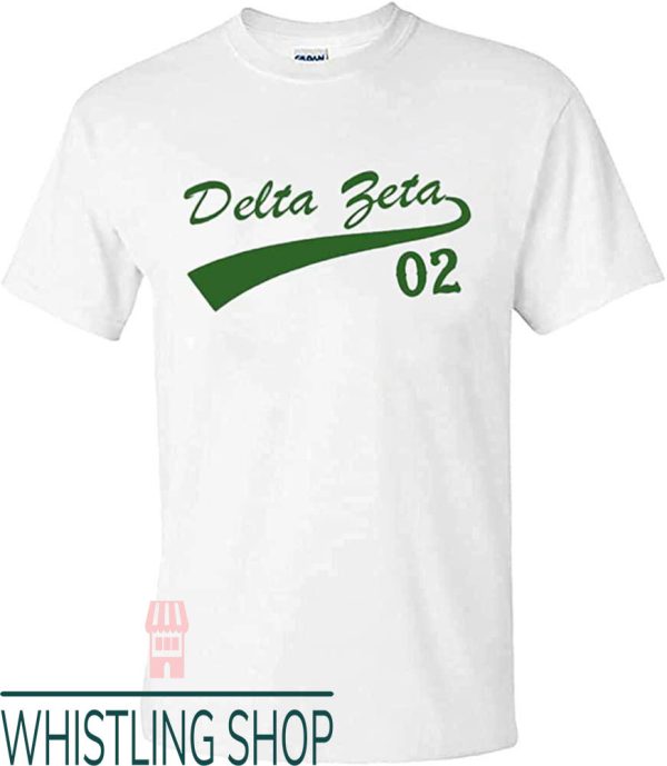 Delta Zeta T-Shirt Sorority Ombre Tail