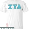 Delta Zeta T-Shirt Tau Alpha Lettered