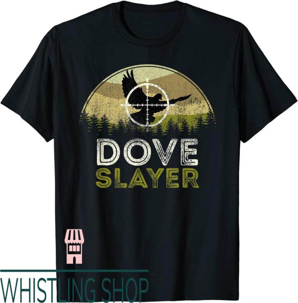 Dove Hunting T-Shirt Camo Vintage Sunset