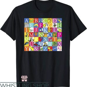 Dr. Seuss For Teachers T-Shirt The Alphabet A to Z Trending
