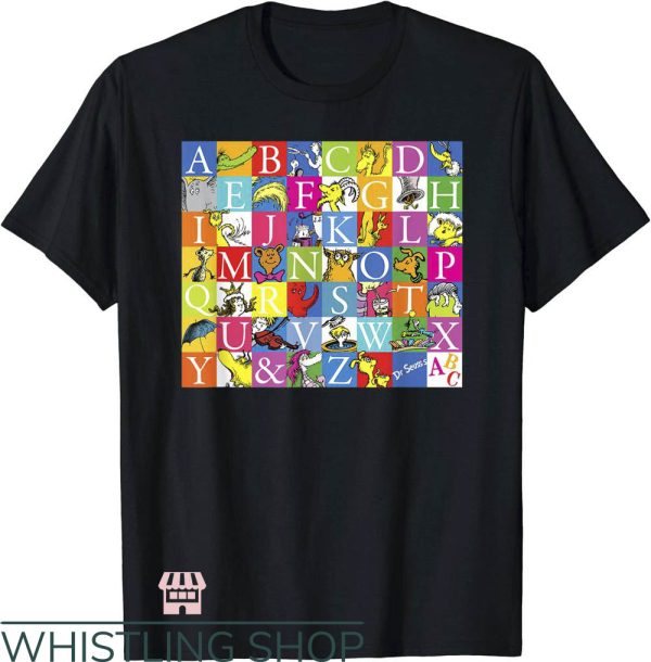 Dr. Seuss For Teachers T-Shirt The Alphabet A to Z Trending