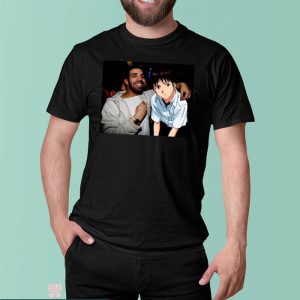 Drake Evangelion T-Shirt Anime Style Funny Classic Tee