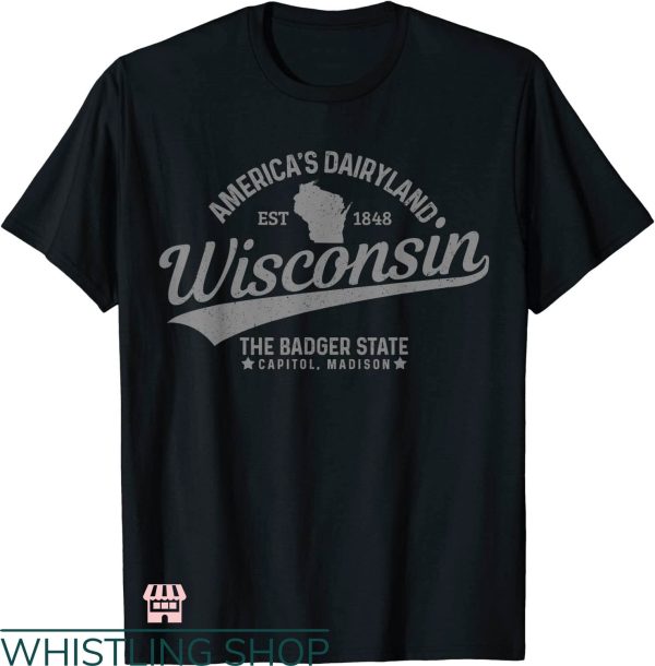 Drink Wisconsinbly T-shirt Wisconsin America’s Dairyland