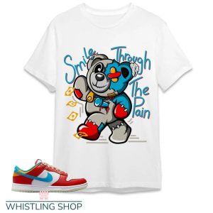 Fruity Pebbles Dunk Low LeBron James Unisex T-Shirt, Sweatshirt, Hoodie, Smile Through The Pain BER, Shirt To Match Sneaker