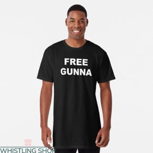 Free Gunna T-Shirt Classic White Words YSL Trendy Tee
