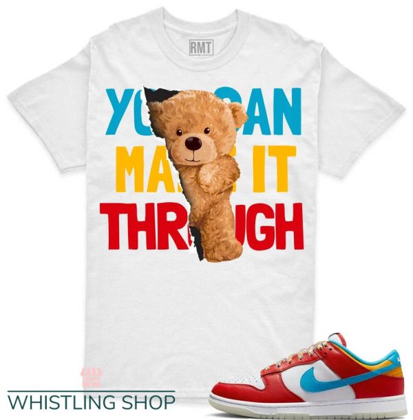 Fruity Pebbles Dunk Matching Shirts, Teddy Bear Matching Dunk Low QS LeBron James Fruity Pebbles