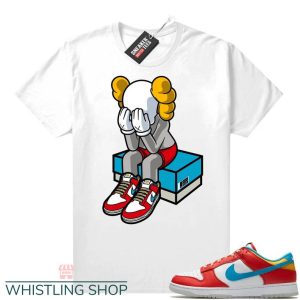 Fruity Pebbles Dunk Sneaker Match Tees White Toy x Dunk low