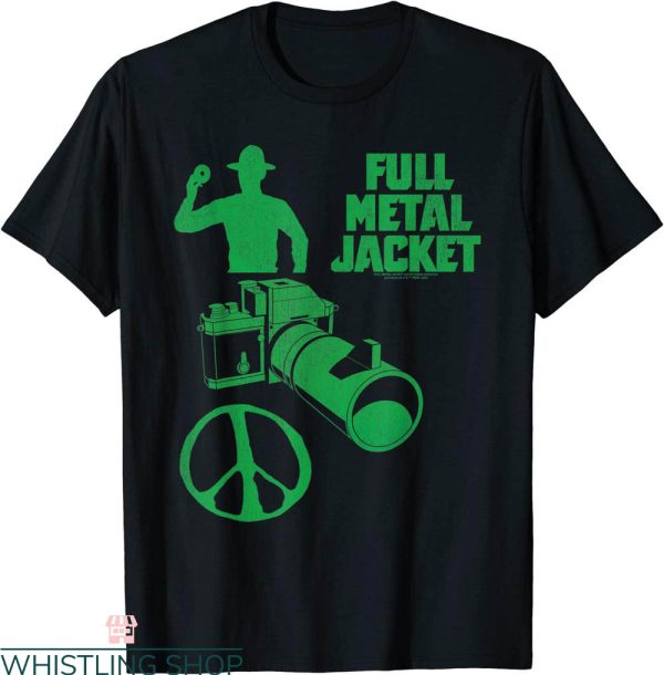 Full Metal Jacket T-Shirt Camera Funny Classic Movie Tee