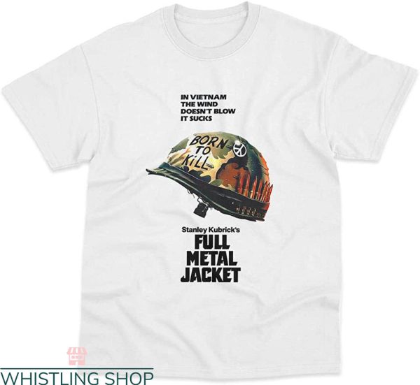 Full Metal Jacket T-Shirt Retro Movie Poster Style Inspired