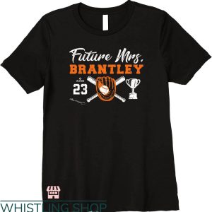 Future Mrs T-shirt Future Mrs. Brantley Baseball T-Shirt