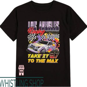 Gallery Dept Car T-Shirt Letter Print Graphic Vintage Summer