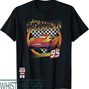 Gallery Dept Car T-Shirt Pixar Lightning MQueen Vintage Race