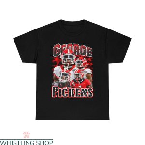 George Pickens T-Shirt Georgia Bulldogs Pittsburgh Steelers