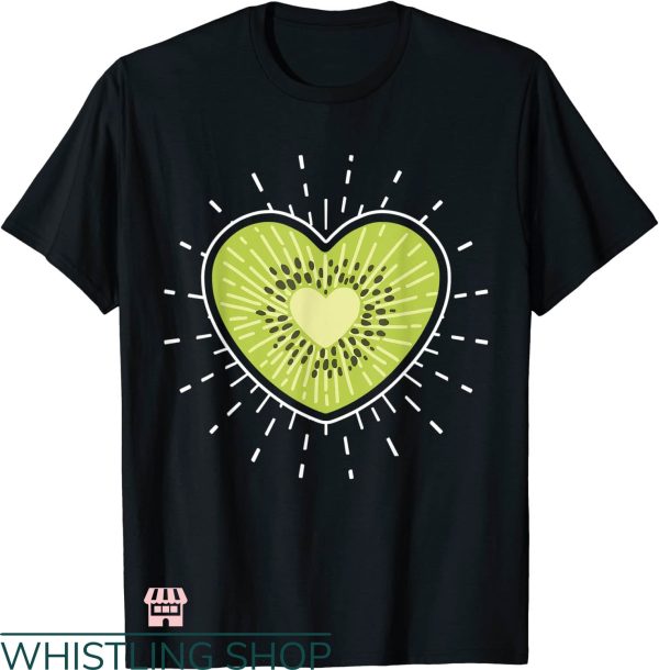 Harry Styles Kiwi T-shirt Kiwi Heart Fruit Lover T-Shirt